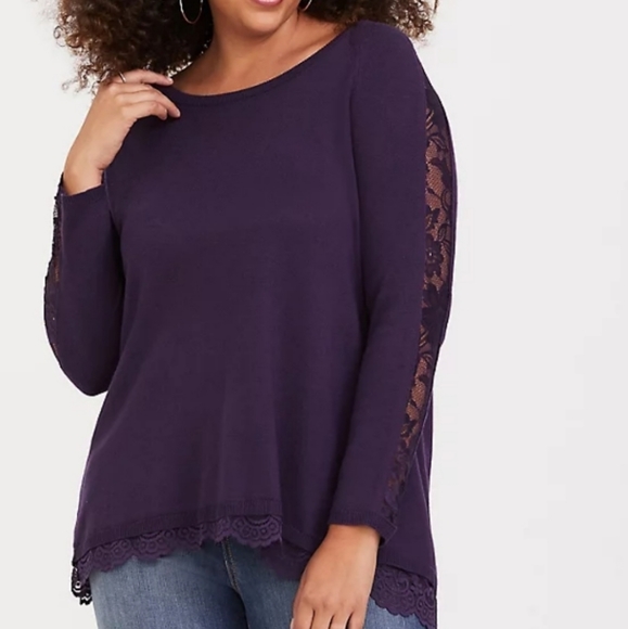 torrid Sweaters - Torrid Purple Sweater